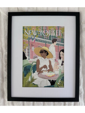 Framed 2022 The New Yorker Magazine May 30 “Open Vistas” Cannaday Chapman